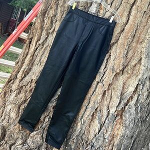 Last chance -Gentle fawn oracle leggings faux leather jeggings